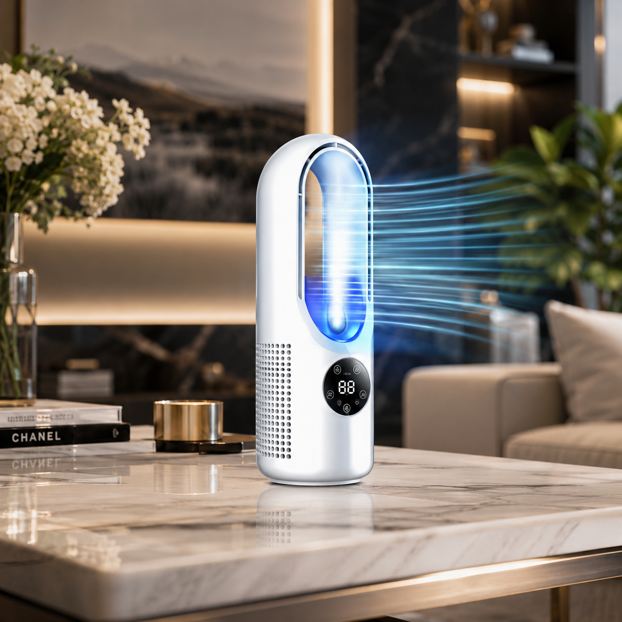 Ventilateur Humidificateur LED SmartCool
