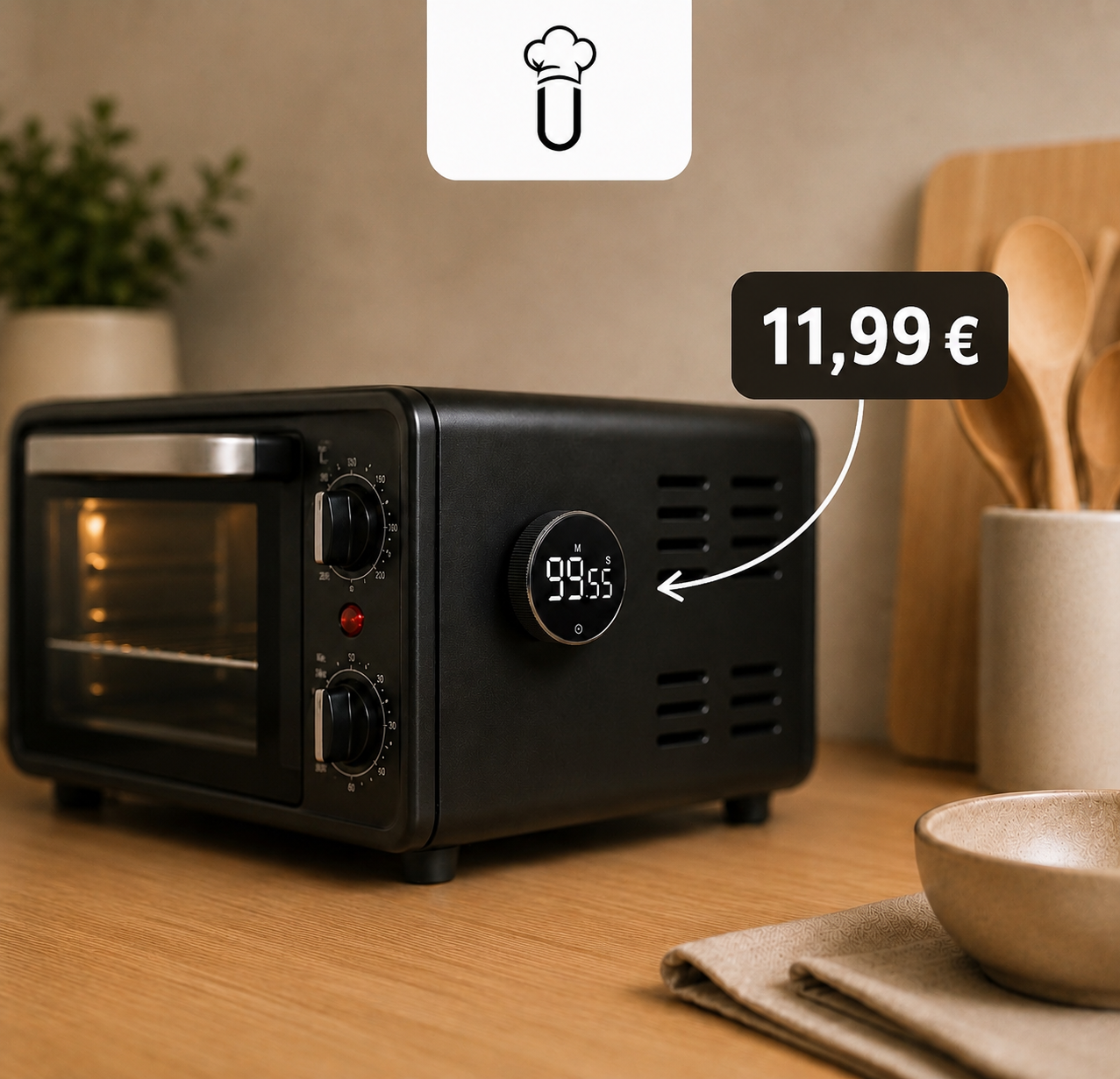 Juumba Timer – Minuteur Digital Magnétique