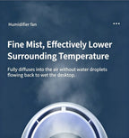 Ventilateur Humidificateur LED SmartCool