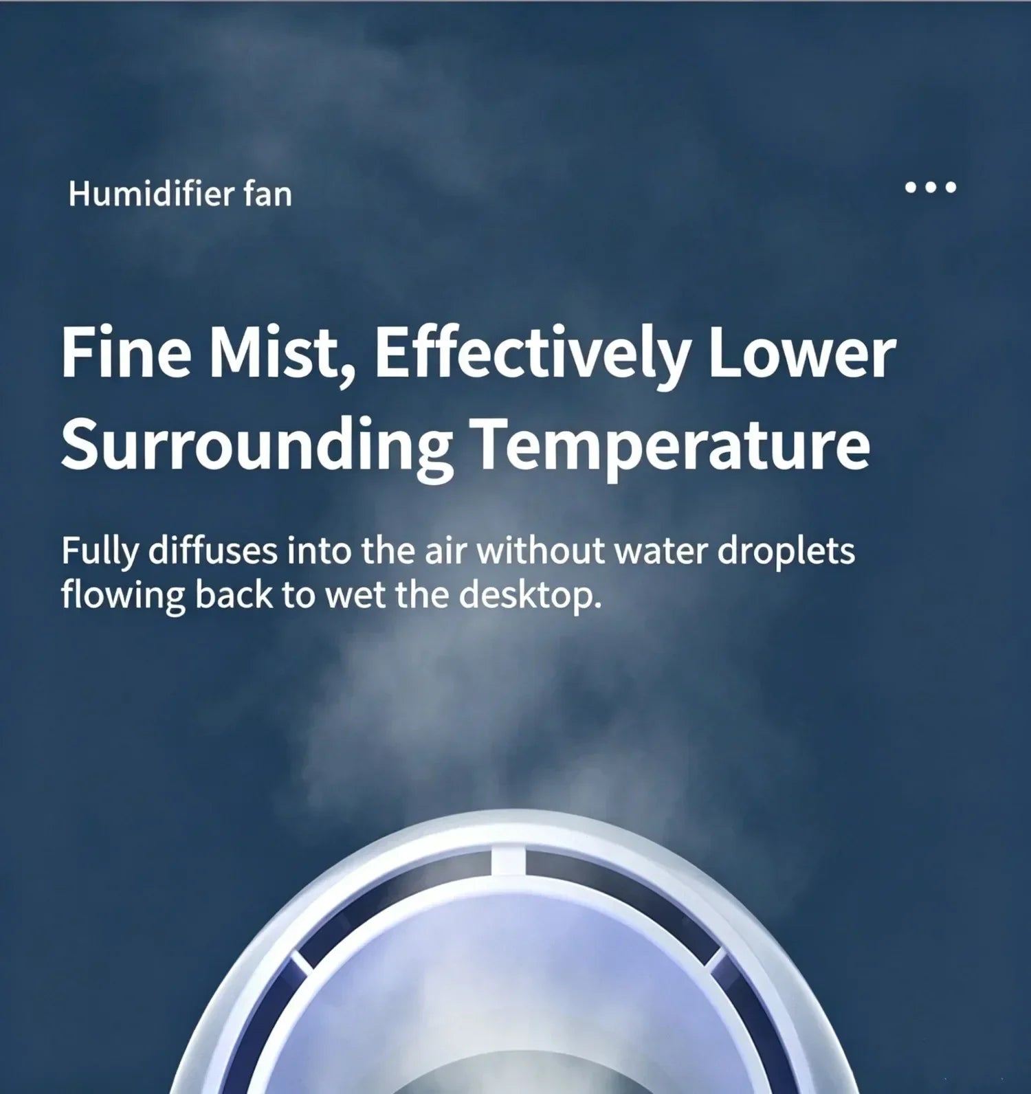 Ventilateur Humidificateur LED SmartCool