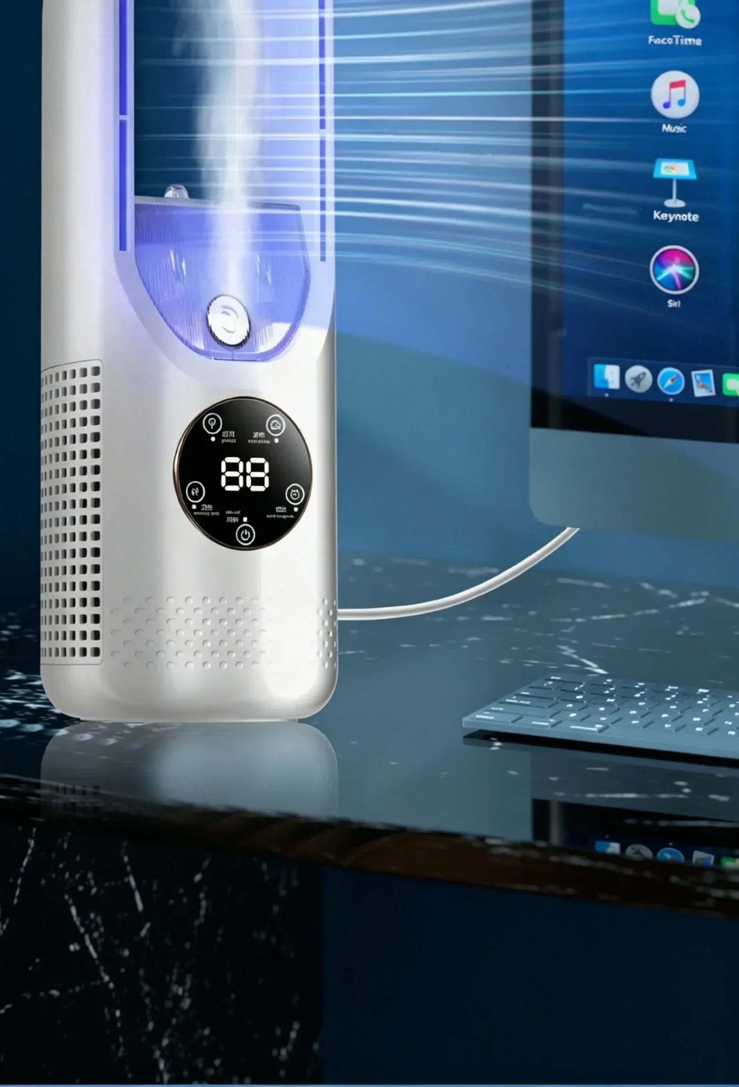 Ventilateur Humidificateur LED SmartCool