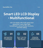 Ventilateur Humidificateur LED SmartCool