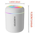 Humidificateur d'Air USB avec Veilleuse RGB