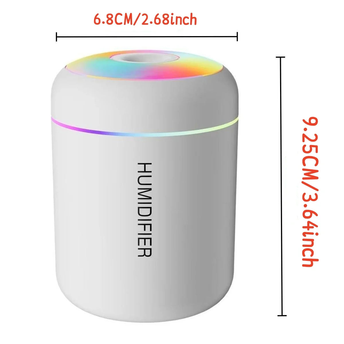Humidificateur d'Air USB avec Veilleuse RGB