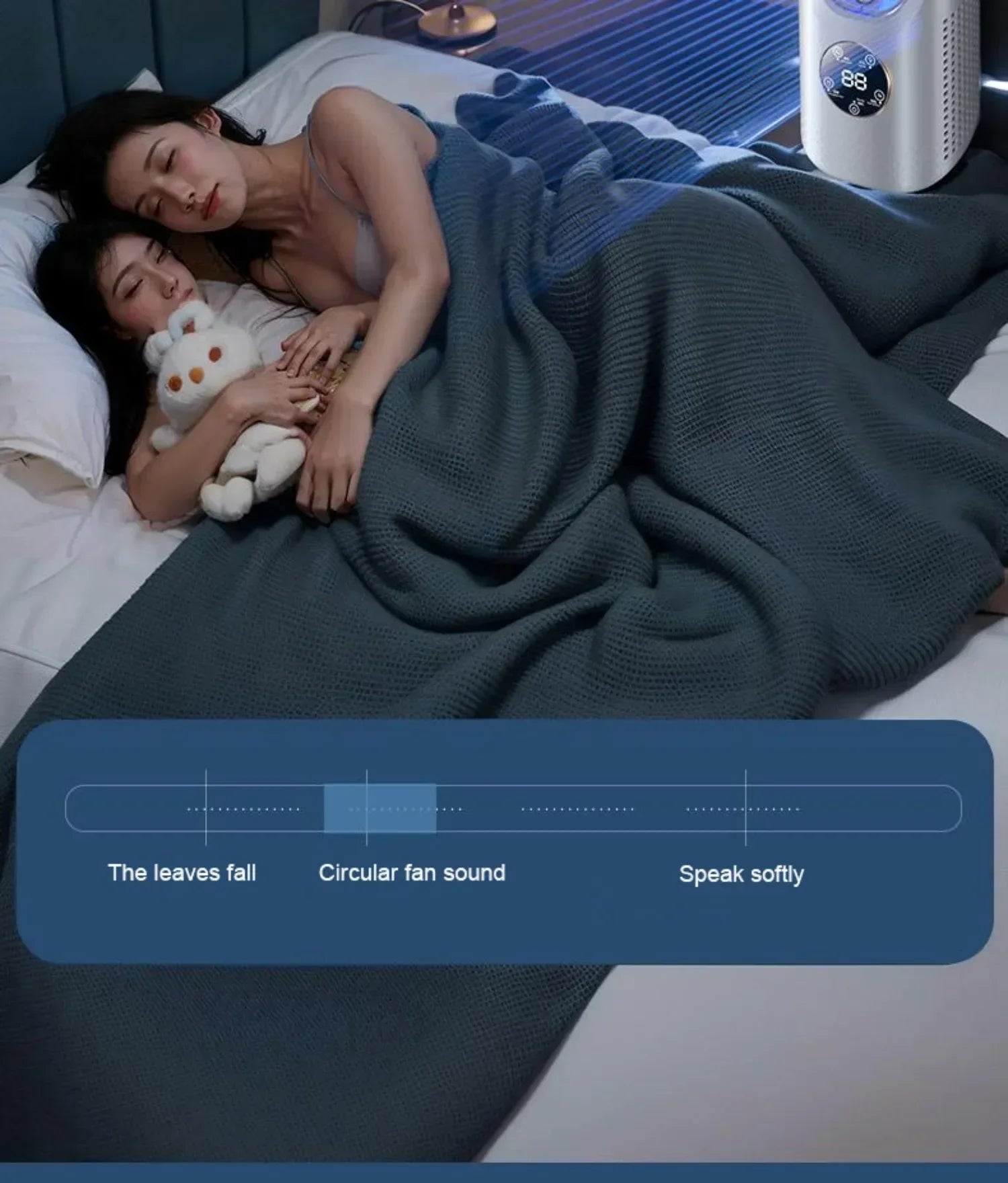 Ventilateur Humidificateur LED SmartCool