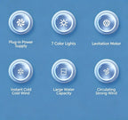 Ventilateur Humidificateur LED SmartCool