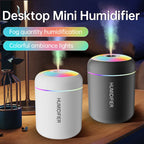 Humidificateur d'Air USB avec Veilleuse RGB