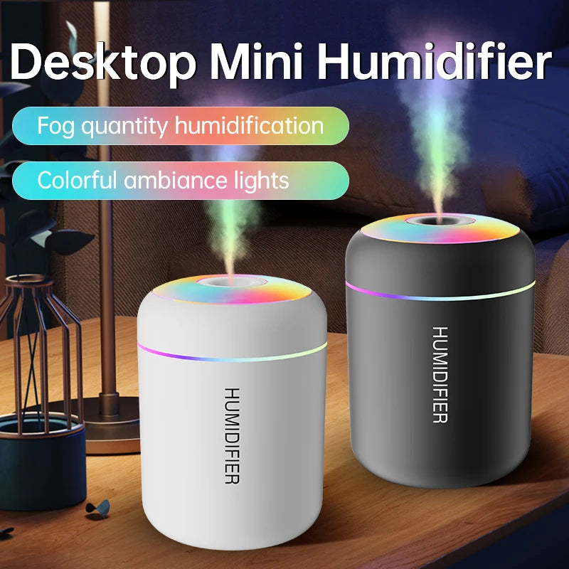 Humidificateur d'Air USB avec Veilleuse RGB