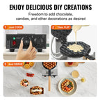 JuumWaffle – Machine à Gaufres Bubble 1400W