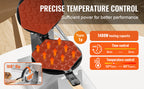JuumWaffle – Machine à Gaufres Bubble 1400W